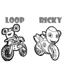 Ricky Zoom kleurplaat 5